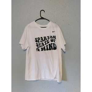 MSU State of Mind Spartan Tee Nike Dri Fit T-Shirt Size XL Michigan State